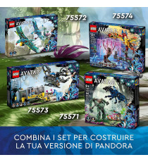 Lego Avatar - Il primo volo sulla banshee di Jake e Neytiri - Lego 75572 Pandora con Parti Fluorescenti e 2 Banshee ANNI 9+ Lego Avatar - Il primo volo sulla banshee di Jake e Neytiri - Lego 75572 Pandora con Parti Fluorescenti e 2 Banshee ANNI 9+