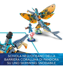 Lego Avatar - L’avventura di Skimwing - Lego 75576 Scenario Barriera Corallina di Pandora ANNI 8+ Lego Avatar - L’avventura di Skimwing - Lego 75576 Scenario Barriera Corallina di Pandora ANNI 8+