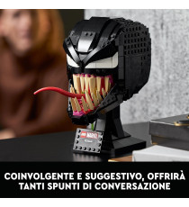 Lego Marvel - Venom - Lego 76187 Super Heroes Venom, Maschera del Nemico del Supereroe Spider-Man ANNI 18+ Lego Marvel - Venom - Lego 76187 Super Heroes Venom, Maschera del Nemico del Supereroe Spider-Man ANNI 18+