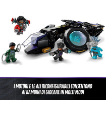 Lego Marvel - Sunbird di Shuri - LEGO 76211 Aereo di Black Panther, Supereroi dal film Wakanda Forever ANNI 8+ Lego Marvel - Sunbird di Shuri - LEGO 76211 Aereo di Black Panther, Supereroi dal film Wakanda Forever ANNI 8+