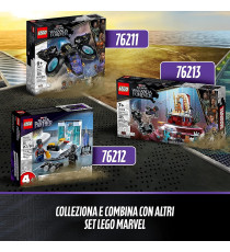 Lego Marvel - Sunbird di Shuri - LEGO 76211 Aereo di Black Panther, Supereroi dal film Wakanda Forever ANNI 8+ Lego Marvel - Sunbird di Shuri - LEGO 76211 Aereo di Black Panther, Supereroi dal film Wakanda Forever ANNI 8+