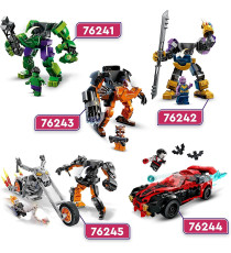 Lego Marvel - Miles Morales vs. Morbius -  Lego 76244 Macchina da Corsa e Minifigure di Spidey ANNI 7+ Lego Marvel - Miles Morales vs. Morbius -  Lego 76244 Macchina da Corsa e Minifigure di Spidey ANNI 7+