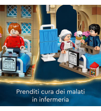Lego Harry Potter - Ala dell’infermeria di Hogwarts - Lego 76398 con Ron Weasley,Hermione Granger,Madame Chips  ANNI 8+ Lego Harry Potter - Ala dell’infermeria di Hogwarts - Lego 76398 con Ron Weasley,Hermione Granger,Madame Chips  ANNI 8+