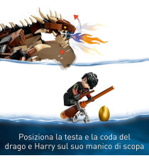 Lego Harry Potter - Ungaro spinato - LEGO 76406 Drago con Personaggi Hogwarts ANNI 10+ Lego Harry Potter - Ungaro spinato - LEGO 76406 Drago con Personaggi Hogwarts ANNI 10+