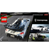 Lego Speed Champions - Koenigsegg Jesko - Lego 76900 Auto Sportiva con Minifigure del Pilota ANNI 7+