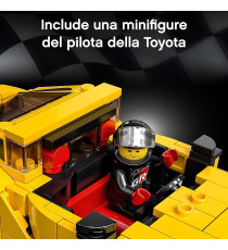 Lego Speed Champions - Toyota GR Supra - Lego 76901 Auto Sportiva con Minifigure del Pilota ANNI 7+ Lego Speed Champions - Toyota GR Supra - Lego 76901 Auto Sportiva con Minifigure del Pilota ANNI 7+