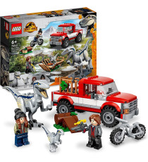 Lego Jurassic World - La cattura dei Velociraptor Blue e Beta - Lego 76946 con Dinosauri , Camion e Moto ANNI 6+ Lego Jurassic World - La cattura dei Velociraptor Blue e Beta - Lego 76946 con Dinosauri , Camion e Moto ANNI 6+