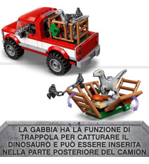 Lego Jurassic World - La cattura dei Velociraptor Blue e Beta - Lego 76946 con Dinosauri , Camion e Moto ANNI 6+ Lego Jurassic World - La cattura dei Velociraptor Blue e Beta - Lego 76946 con Dinosauri , Camion e Moto ANNI 6+
