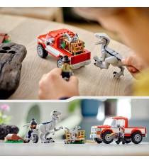 Lego Jurassic World - La cattura dei Velociraptor Blue e Beta - Lego 76946 con Dinosauri , Camion e Moto ANNI 6+ Lego Jurassic World - La cattura dei Velociraptor Blue e Beta - Lego 76946 con Dinosauri , Camion e Moto ANNI 6+