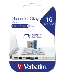 PENDRIVE 16GB USB 3.0 3.1 VERBATIM 98709 NANO USB HIGH SPEED DATA TRANSFER - 16 GB SuperSpeed USB 5 Gbps PENDRIVE 16GB USB 3.0 3.1 VERBATIM 98709 NANO USB HIGH SPEED DATA TRANSFER - 16 GB SuperSpeed USB 5 Gbps