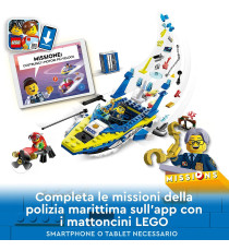 Lego City - Missioni investigative della polizia marittima - Lego 60355 Barca Giocattolo e 4 Minifigure ANNI 6+ Lego City - Missioni investigative della polizia marittima - Lego 60355 Barca Giocattolo e 4 Minifigure ANNI 6+