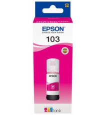 EPSON 103M INCHIOSTRO MAGENTA C13T00S34A10 ORIGINALE PER ECOTANK ET L3110,L3111,L3150, L3151,L3156,L3160,L5190 CAPACITA 65ml