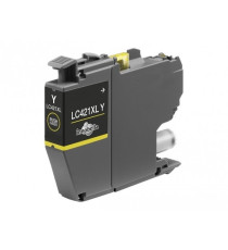 CARTUCCIA LC421XLY GIALLA COMPATIBILE PER BROTHER DCP-J1050DW,J1140DW,MFC-J1010DW,J1800 LC-421XL CAPACITA' 500 PAGINE CARTUCCIA LC421XLY GIALLA COMPATIBILE PER BROTHER DCP-J1050DW,J1140DW,MFC-J1010DW,J1800 LC-421XL CAPACITA' 500 PAGINE