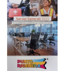 CATALOGO CANCELLERIA 2023 SERVIZI GENERALI PUNTO RIGENERA 2023 HOSPITALITY E CLEANING, ARREDI E ACCESSORI,INDUSTRIAL
