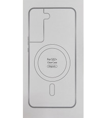 CUSTODIA SILICONE TRASPARENTE PER SAMSUNG GALAXY S22+ SLIM CON MAG-SAFE MAGNETIC MORBIDA IN TPU RESISTENTE - COVER ANTIGRAFFIO