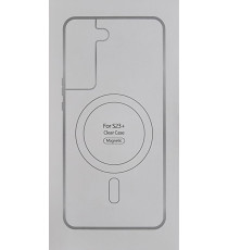 CUSTODIA SILICONE TRASPARENTE PER SAMSUNG S23+ SLIM CON MAG-SAFE MAGNETIC MORBIDA IN TPU RESISTENTE - COVER ANTIGRAFFIO