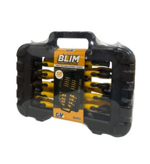 SET 58 PEZZI 18 CACCIAVITI E PUNTE BLIM BL0255 MAGNETICO - PUNTA PIATTA - PHILLIPS - TORX IN CROMO VANADIO ERGONOMICO SET 58 PEZZI 18 CACCIAVITI E PUNTE BLIM BL0255 MAGNETICO - PUNTA PIATTA - PHILLIPS - TORX IN CROMO VANADIO ERGONOMICO
