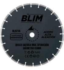 DISCO DIAMANTATO PER SEGA MULTIFUNZIONE DA 85mm BLIM BL0236 - TAGLIO CEMENTO E MARMO - SPESSORE 1,6mm - IN ACCIAIO AD ALTA LEGA DISCO DIAMANTATO PER SEGA MULTIFUNZIONE DA 85mm BLIM BL0236 - TAGLIO CEMENTO E MARMO - SPESSORE 1,6mm - IN ACCIAIO AD ALTA LEGA