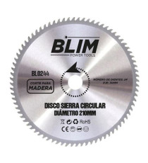 DISCO PER SEGA DA 210mm BLIM BL0244 - TAGLIO LEGNO 24 DENTI - ASSE 30mm - RIVESTIMENTO IN CARBURO DI TUNGSTENO DISCO PER SEGA DA 210mm BLIM BL0244 - TAGLIO LEGNO 24 DENTI - ASSE 30mm - RIVESTIMENTO IN CARBURO DI TUNGSTENO