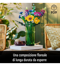 Lego The Botanical Collection - Bouquet fiori selvatici - Lego 10313 Icons con Papaveri e Lavanda LEGO ANNI 18+ Lego The Botanical Collection - Bouquet fiori selvatici - Lego 10313 Icons con Papaveri e Lavanda LEGO ANNI 18+