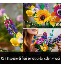 Lego The Botanical Collection - Bouquet fiori selvatici - Lego 10313 Icons con Papaveri e Lavanda LEGO ANNI 18+ Lego The Botanical Collection - Bouquet fiori selvatici - Lego 10313 Icons con Papaveri e Lavanda LEGO ANNI 18+