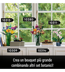 Lego The Botanical Collection - Bouquet fiori selvatici - Lego 10313 Icons con Papaveri e Lavanda LEGO ANNI 18+ Lego The Botanical Collection - Bouquet fiori selvatici - Lego 10313 Icons con Papaveri e Lavanda LEGO ANNI 18+
