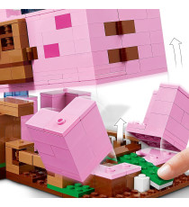 LEGO Minecraft - La pig house - LEGO 21170 CON Minecraft Alex, un iconico Creeper, 2 animali giocattolo Anni 8+ LEGO Minecraft - La pig house - LEGO 21170 CON Minecraft Alex, un iconico Creeper, 2 animali giocattolo Anni 8+