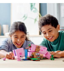 LEGO Minecraft - La pig house - LEGO 21170 CON Minecraft Alex, un iconico Creeper, 2 animali giocattolo Anni 8+ LEGO Minecraft - La pig house - LEGO 21170 CON Minecraft Alex, un iconico Creeper, 2 animali giocattolo Anni 8+