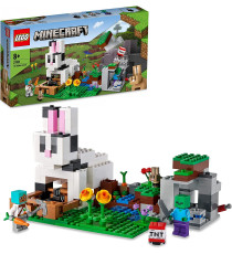 LEGO Minecraft - Il Ranch del Coniglio - Lego 21181 con Figure di Domatore, Zombie e Animali Anni 8+ LEGO Minecraft - Il Ranch del Coniglio - Lego 21181 con Figure di Domatore, Zombie e Animali Anni 8+