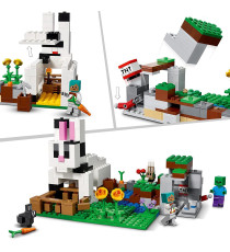 LEGO Minecraft - Il Ranch del Coniglio - Lego 21181 con Figure di Domatore, Zombie e Animali Anni 8+ LEGO Minecraft - Il Ranch del Coniglio - Lego 21181 con Figure di Domatore, Zombie e Animali Anni 8+