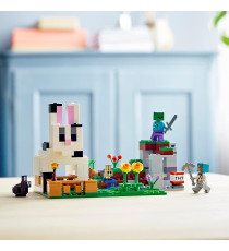 LEGO Minecraft - Il Ranch del Coniglio - Lego 21181 con Figure di Domatore, Zombie e Animali Anni 8+ LEGO Minecraft - Il Ranch del Coniglio - Lego 21181 con Figure di Domatore, Zombie e Animali Anni 8+