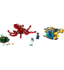 Lego Creator 3in1 - Missione Tesoro sommerso - Lego 31130 con polpi, aragosta, raggio manta, 2 minifigure ANNI 8+ Lego Creator 3in1 - Missione Tesoro sommerso - Lego 31130 con polpi, aragosta, raggio manta, 2 minifigure ANNI 8+