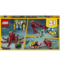 Lego Creator 3in1 - Missione Tesoro sommerso - Lego 31130 con polpi, aragosta, raggio manta, 2 minifigure ANNI 8+ Lego Creator 3in1 - Missione Tesoro sommerso - Lego 31130 con polpi, aragosta, raggio manta, 2 minifigure ANNI 8+
