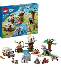 Lego City - Accampamento di soccorso animale - Lego 60307 con tantissimi animali, veicoli e personaggi d’ispirazione ANNI 6+ Lego City - Accampamento di soccorso animale - Lego 60307 con tantissimi animali, veicoli e personaggi d’ispirazione ANNI 6+