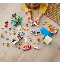 Lego City - Accampamento di soccorso animale - Lego 60307 con tantissimi animali, veicoli e personaggi d’ispirazione ANNI 6+ Lego City - Accampamento di soccorso animale - Lego 60307 con tantissimi animali, veicoli e personaggi d’ispirazione ANNI 6+