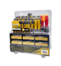 SET 100 PEZZI 34 CACCIAVITI, PUNTE, BUSSOLE BLIM BL0258 MAGNETICO - PUNTA PIATTA,PHILLIPS(CROCE),TORX IN CROMO VANADIO SET 100 PEZZI 34 CACCIAVITI, PUNTE, BUSSOLE BLIM BL0258 MAGNETICO - PUNTA PIATTA,PHILLIPS(CROCE),TORX IN CROMO VANADIO