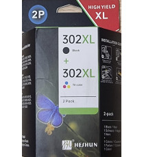 Pack cartuccia HP 302XLBK + HP 302XLC compatibili PER HP 3830,3832,4650,1110,2130,3630,4520 F6U67AE + F6U68AE Pack cartuccia HP 302XLBK + HP 302XLC compatibili PER HP 3830,3832,4650,1110,2130,3630,4520 F6U67AE + F6U68AE