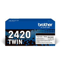 TWIN PACK Brother TN-2420 2 toner originali per Brother HL 2310 2350 2370 2375 2510 2530 2550 2730 2750 TN2420 x 2 TN2420TWIN TWIN PACK Brother TN-2420 2 toner originali per Brother HL 2310 2350 2370 2375 2510 2530 2550 2730 2750 TN2420 x 2 TN2420TWIN