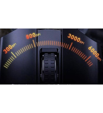 Mouse Gaming Baseus GM01 sensore ottico - 9 pulsanti programmabili - fino a 6400dpi -  cavo in nylon da 2mt - per Windows e Mac