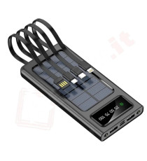 Power bank solare Linq PD15200 15000mAh con 4 uscite - batteria esterna - con pannello solare - ricarica solare o elettrica! Power bank solare Linq PD15200 15000mAh con 4 uscite - batteria esterna - con pannello solare - ricarica solare o elettrica!