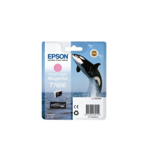 Epson T7606 light magenta C13T76064010 cartuccia originale Orca per Epson SureColor SC-P600 capacità 25.9ml