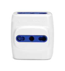 Adattatore triplo con spina 16A 250V S17 e 3 prese 6A 250V P17/11 bianco MAX 1500W con protezione bambini Aigostar Adattatore triplo con spina 16A 250V S17 e 3 prese 6A 250V P17/11 bianco MAX 1500W con protezione bambini Aigostar