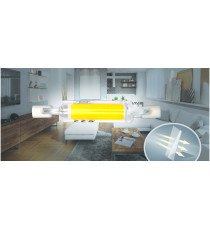 Lampadina Led R7S 8W 118mm 800 lumen 3000K luce calda gialla D16XH118mm angolo 360 gradi Equivalenza incandescente 61W Aigostar Lampadina Led R7S 8W 118mm 800 lumen 3000K luce calda gialla D16XH118mm angolo 360 gradi Equivalenza incandescente 61W Aigostar