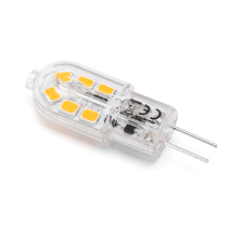 Lampadine Led G4 1.3W 130 lumen 3000K luce calda gialla L37.5W12H9mm angolo 360 gradi Equivalenza incandescente 13W Aigostar