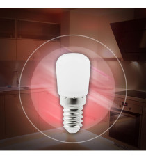 LAMPADINA LED PER FRIGO E CAPPA T22 1,5W E14 120 LUMEN 6500K LUCE FREDDA W22H50mm - LUCE REFRIGERATORE - AIGOSTAR