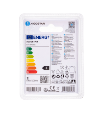 Lampadina Led T22 ideale per frigo e cappa 2W E14 180 lumen 3000K luce calda gialla L51W22H22mm Equivalenza incandescente 19W