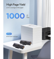 Pack D111S alta capacità 2 toner compatibili per Sasmsung  Xpress SL-M2070FW,M2022W D111S X 2 - 1.000 pagine a toner
