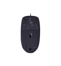 Mouse Logitech M90 ottico nero 910-001793 con cavo Usb 2.0 - uso ambidestro - 2 tasti + rotella - 1000dpi  misura 3,1x5,4x11cm