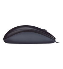 Mouse Logitech M90 ottico nero 910-001793 con cavo Usb 2.0 - uso ambidestro - 2 tasti + rotella - 1000dpi  misura 3,1x5,4x11cm