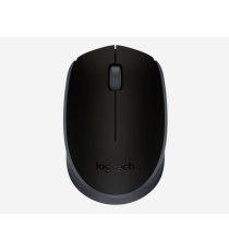Mouse Logitech WL M171 wireless 2,4 GHz nero/nero 910-004424 - uso ambidestro - 2 tasti + rotella - 1000dpi 3,5x6,1x9,7cm